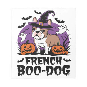 French Boo Dog � de meest griezelige Pup Notitieblok