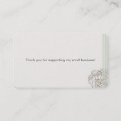 French Botanical Calling Cards Visitekaartje (Achterkant)