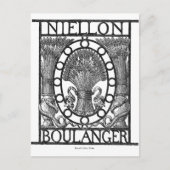 French Boulanger Bakery Briefkaart (Voorkant)