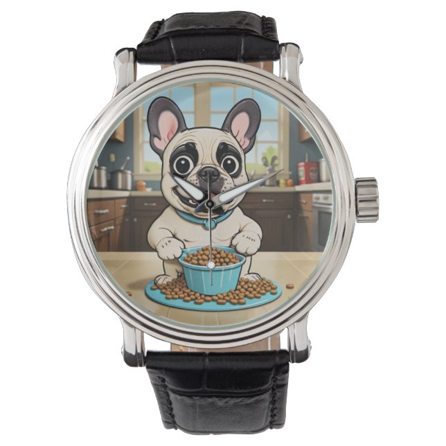 French Bull Dog Watch Horloge (Voorkant)