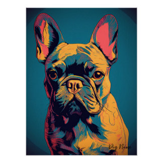 French Bulldog 004 - Bruno Pokopen Perfect Poster