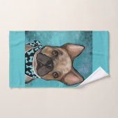 FRENCH BULLDOG BAD HANDDOEK (Handdoek)