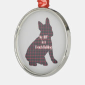 French Bulldog BFF Metalen Ornament (Links)