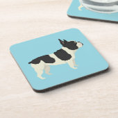 French Bulldog Bier Onderzetter (Linkerzijde)