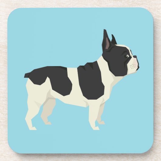 French Bulldog Bier Onderzetter (Voorkant)