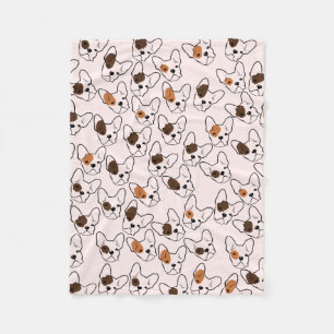 French Bulldog Blanket Fleece Deken