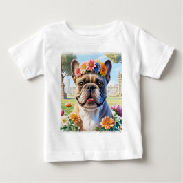 French Bulldog Blumenkranz Muttertag