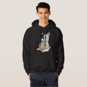French Bulldog Boba Milk Tea Bubble Tea JT Hoodie (Voorkant volledig)