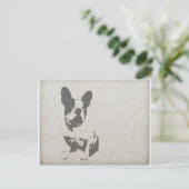 French Bulldog Briefkaart (Staand voorkant)