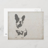 French Bulldog Briefkaart (Voorkant / Achterkant)