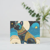 French Bulldog Briefkaart (Staand voorkant)