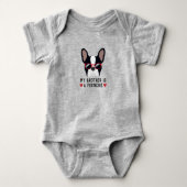 French Bulldog Brother Romper (Voorkant)