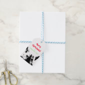 French Bulldog Cadeaulabel (Met Touw)