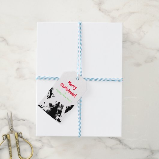 French Bulldog Cadeaulabel (Met Touw)