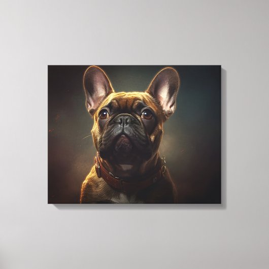 French Bulldog Canvas Afdruk (Voorkant)