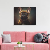 French Bulldog Canvas Afdruk (Insitu (Woonkamer))