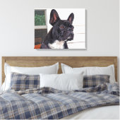 French Bulldog Canvas Afdruk (Insitu (Slaapkamer))