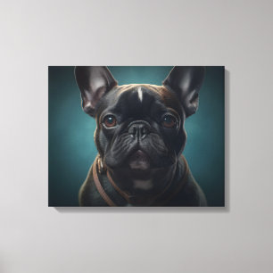 French Bulldog Canvas Afdruk