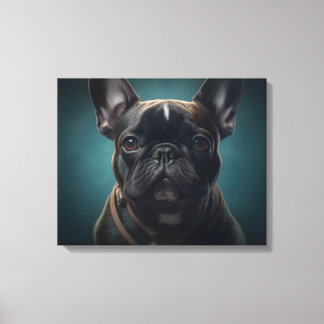 French Bulldog Canvas Afdruk
