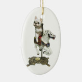 French Bulldog Carousel Keramisch Ornament (Rechts)