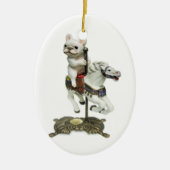 French Bulldog Carousel Keramisch Ornament (Voorkant)