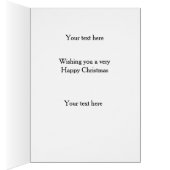 French Bulldog 'Cheese Tax' Christmas card (Binnen (Rechts))