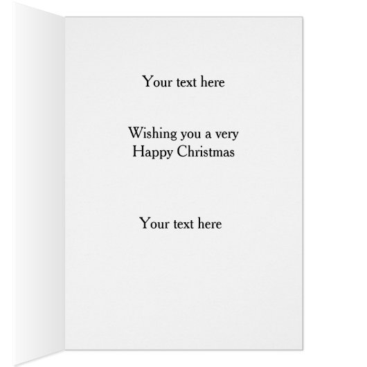 French Bulldog 'Cheese Tax' Christmas card (Binnen (Rechts))