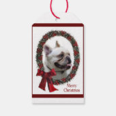 French Bulldog Christmas Cadeaulabel (Achterkant)