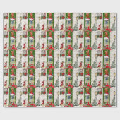 French Bulldog Christmas Cadeaupapier (Vlak)