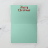 French Bulldog Christmas Cookie Card Kaart (Binnen)