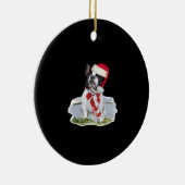 French Bulldog Christmas Day Holidays Gifts Classi Keramisch Ornament (Rechts)