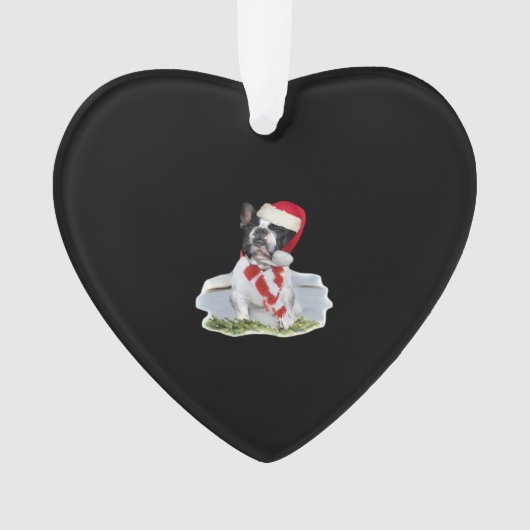 French Bulldog Christmas Day Holidays Gifts Classi Ornament (voorkant)