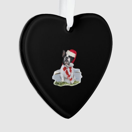 French Bulldog Christmas Day Holidays Gifts Classi Ornament (voorkant)