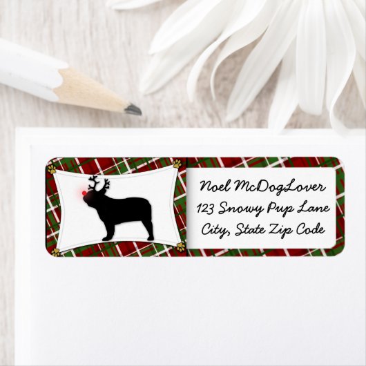 French Bulldog Christmas Etiket (Insitu)