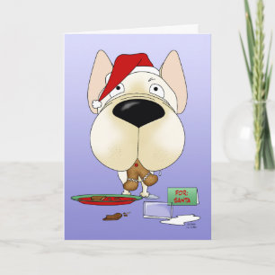 French Bulldog Christmas Feestdagen Kaart