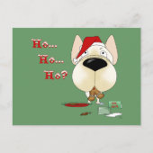 French Bulldog Christmas Feestdagenkaart (Voorkant)