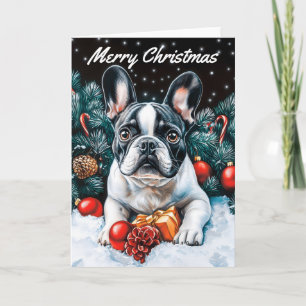French Bulldog Christmas Kaart