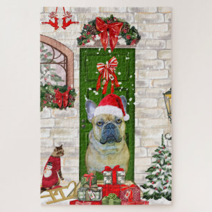 French Bulldog Christmas Legpuzzel