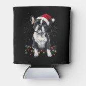 French Bulldog Christmas Lights Xmas Dogs Gifts Me Blikjeskoeler (Voorkant)