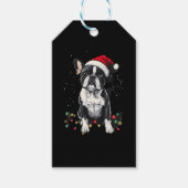 French Bulldog Christmas Lights Xmas Dogs Gifts Me Cadeaulabel (Voorkant)