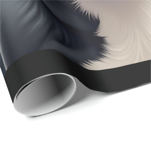 French Bulldog Christmas Long Sleeve T-Shirt Cadeaupapier (Rol Hoek)