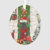 French Bulldog Christmas Ornament (voorkant)