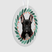 French Bulldog Christmas Ornament – Custom Gift (voorkant)