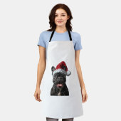 French Bulldog Christmas Schort (Gedragen)