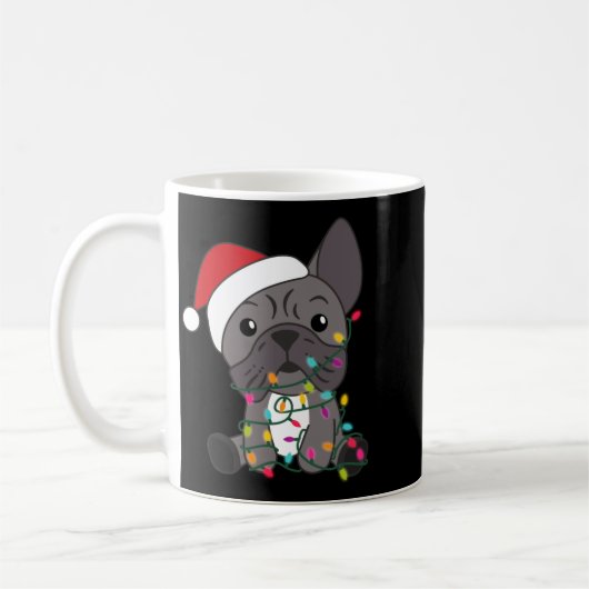 French Bulldog Christmas Snow Winter Animals  Koffiemok (Links)