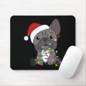 French Bulldog Christmas Snow Winter Animals  Muismat (Met muis)