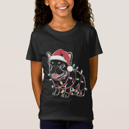French Bulldog Christmas T-shirt (Voorkant)