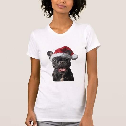 French Bulldog Christmas T-shirt (Voorkant)