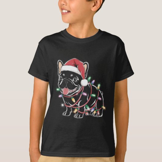 French Bulldog Christmas T-shirt (Voorkant)