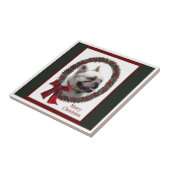 French Bulldog Christmas Tegeltje (Zijkant)